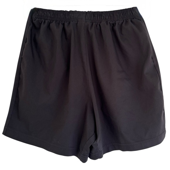 Gymshark Black Athletic Shorts Zipper Pockets Running Training High Waist Small - Picture 2 of 5